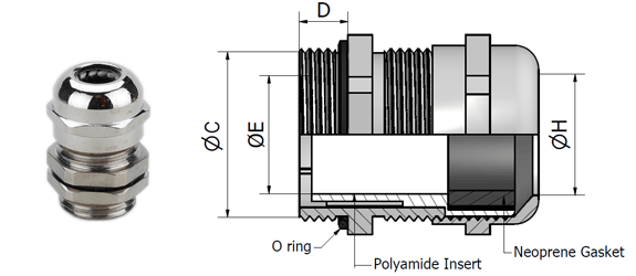 IP68 Cable Glands IP68 Cable Gland